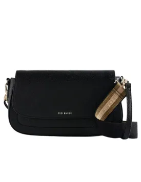 Ted Baker Darilie Branded Webbing Long Satchel Bag | Black