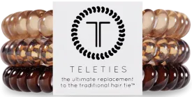 Teleties Hair Ties Large Cold Brew