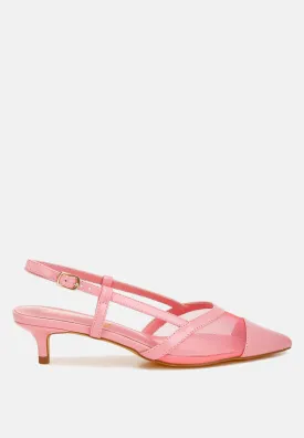 Temptress Mesh Slingback Sandals