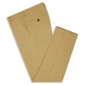 Terrance Beige Cotton Twill Trouser