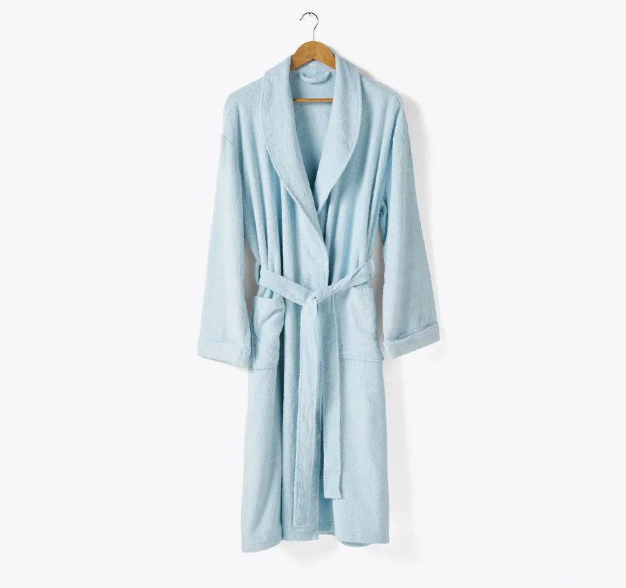 Terry Bathrobe Blue