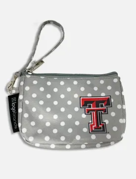 Texas Tech Red Raiders Double T Polka Dot Wristlet