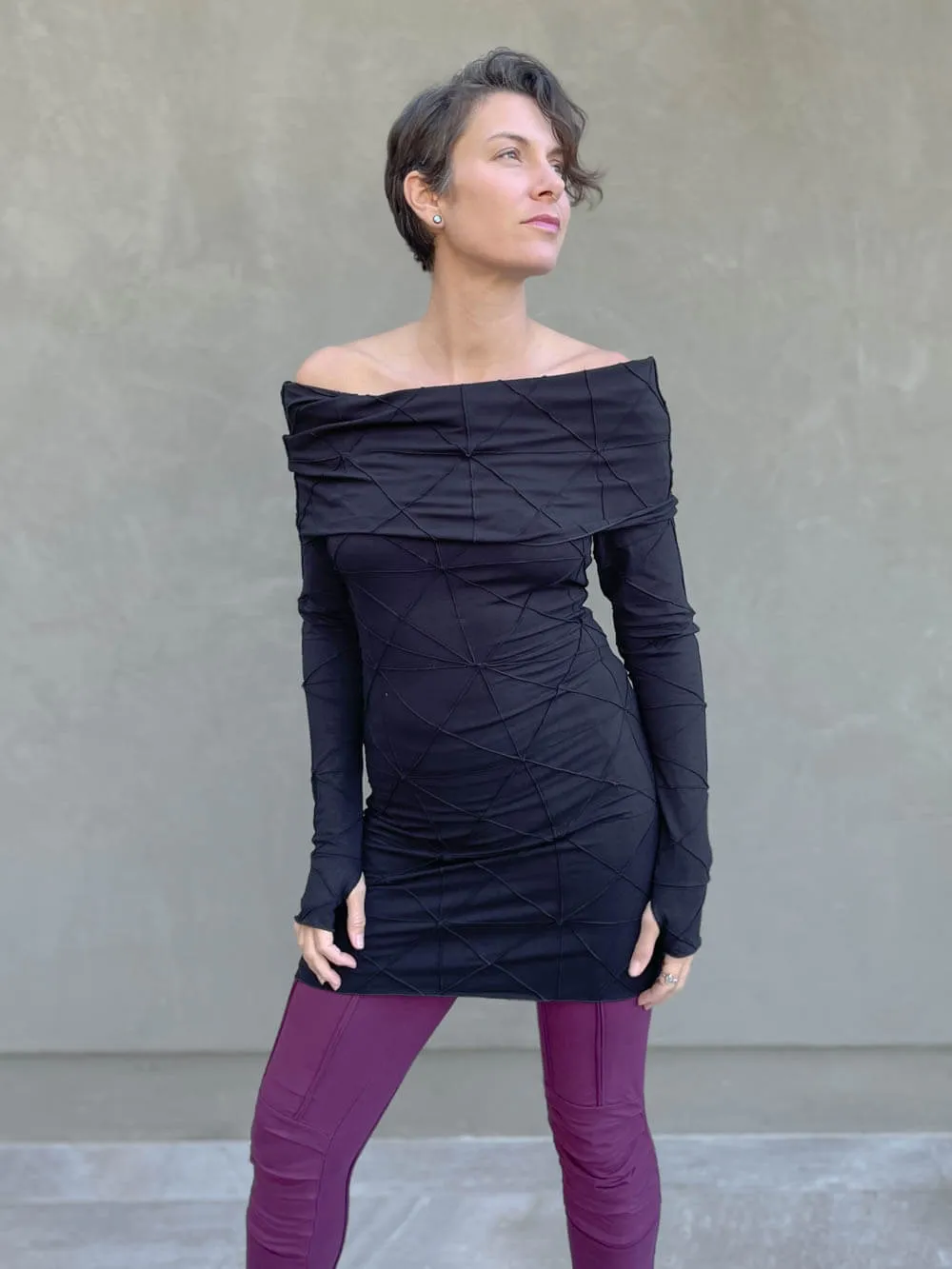 Texture Cowl Tunic