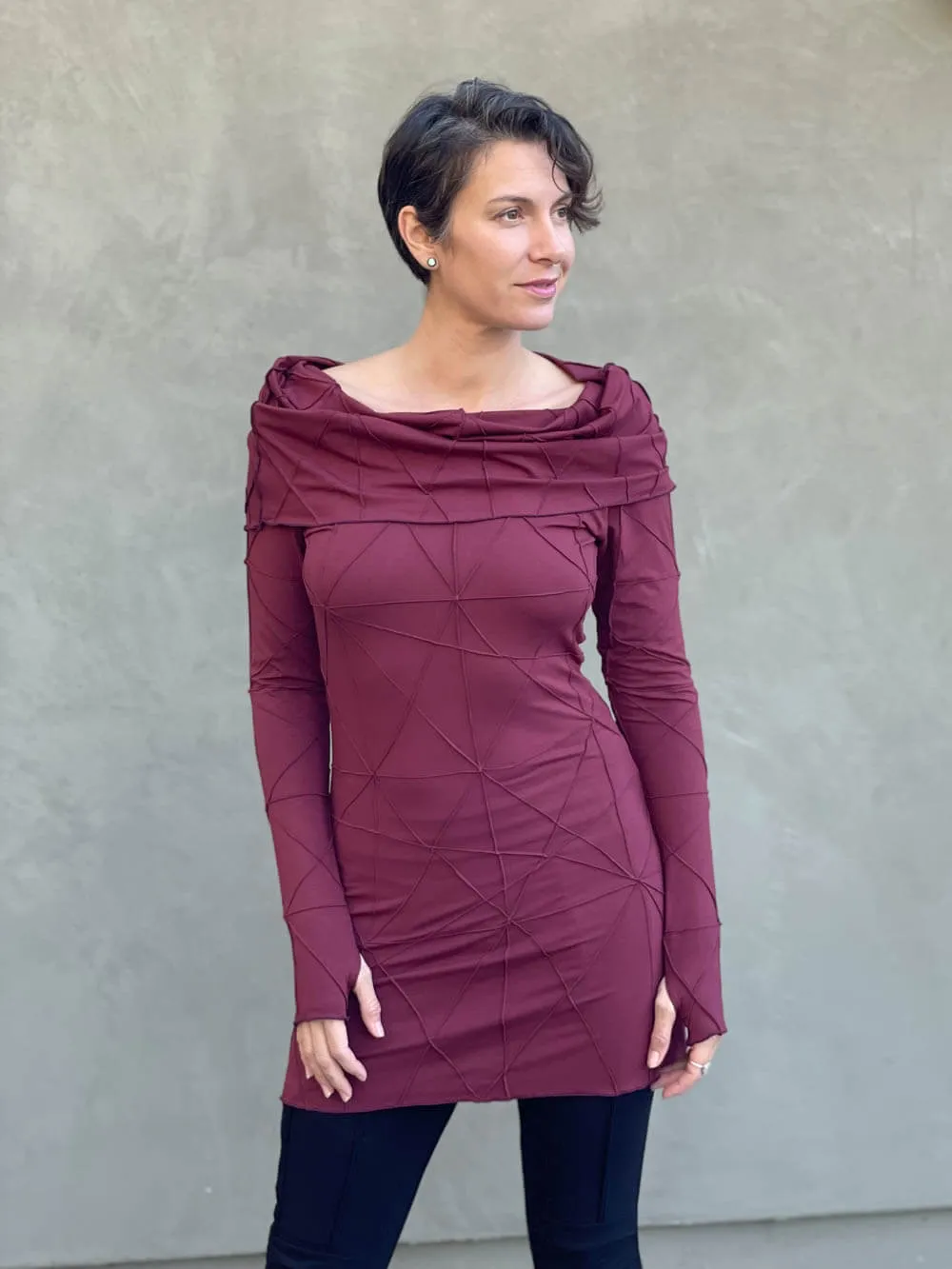 Texture Cowl Tunic