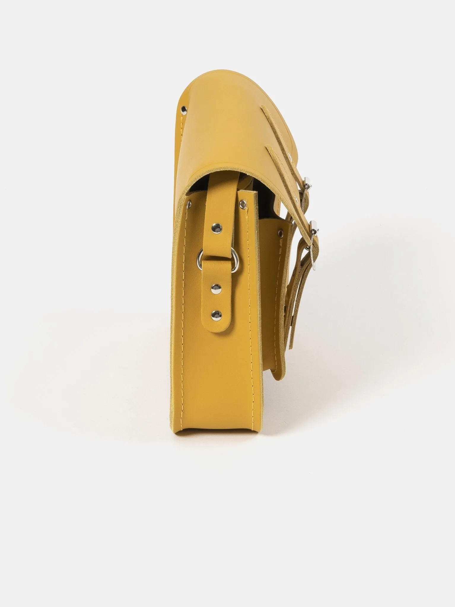 The 11 Inch Satchel - Mustard Matte