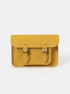 The 11 Inch Satchel - Mustard Matte