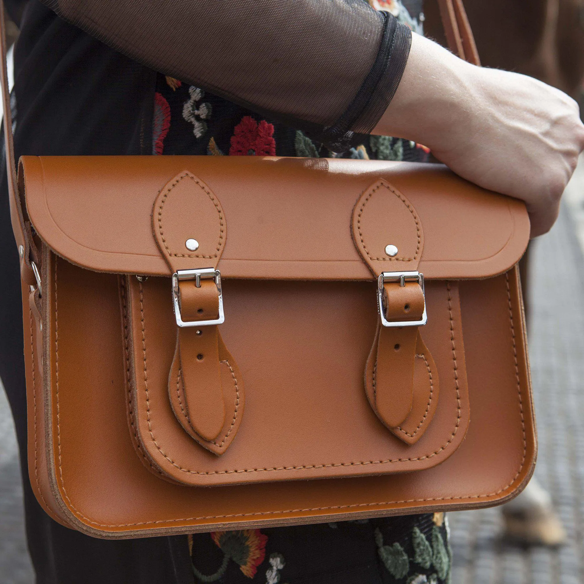 The 11 Inch Satchel - Ochre