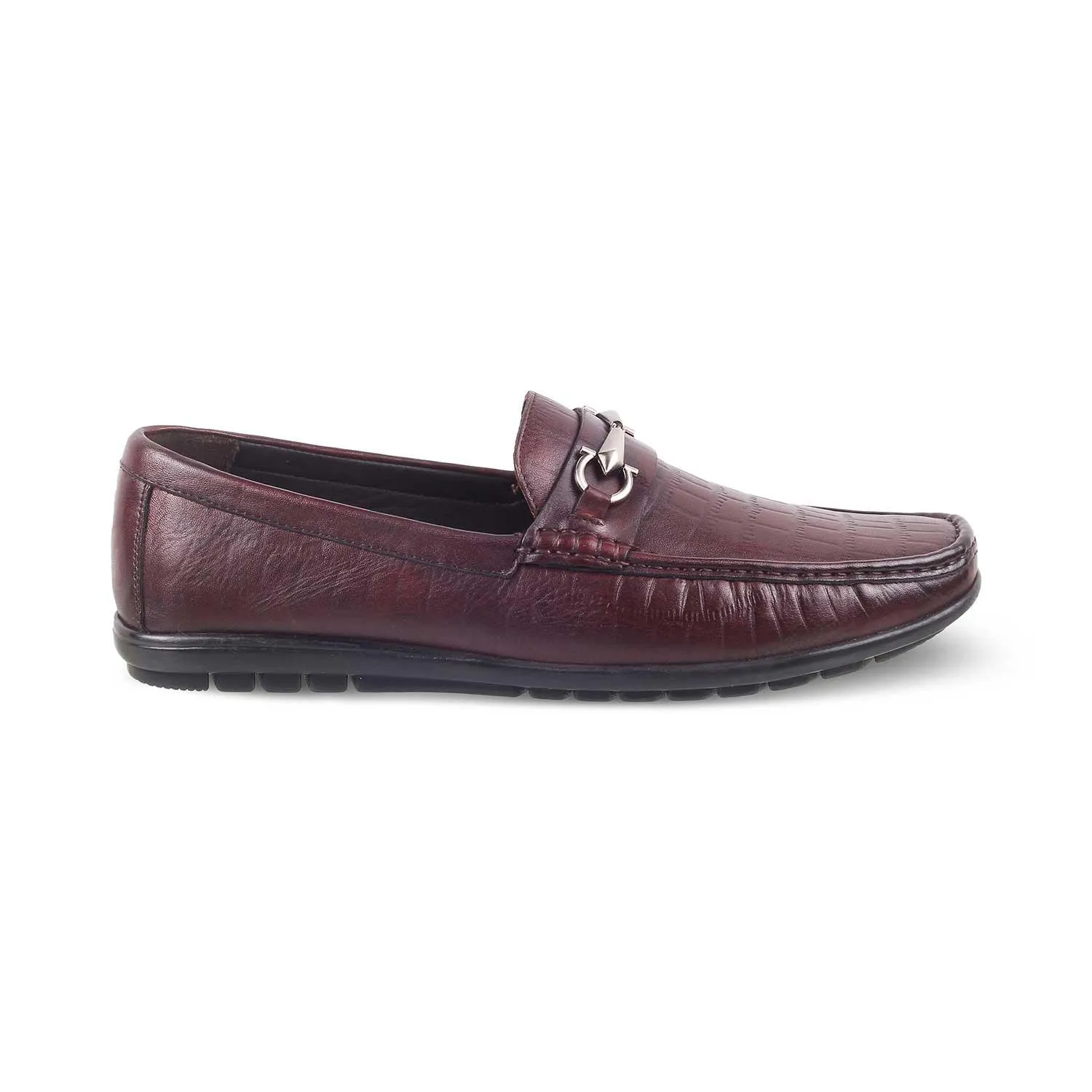 The Accademia Brown Men's Leather Loafers Tresmode