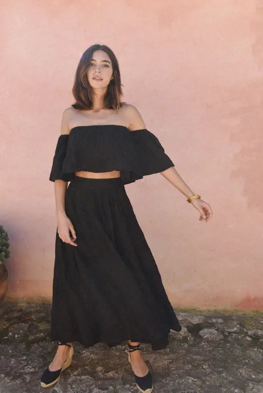 The Alba Skirt // Noir