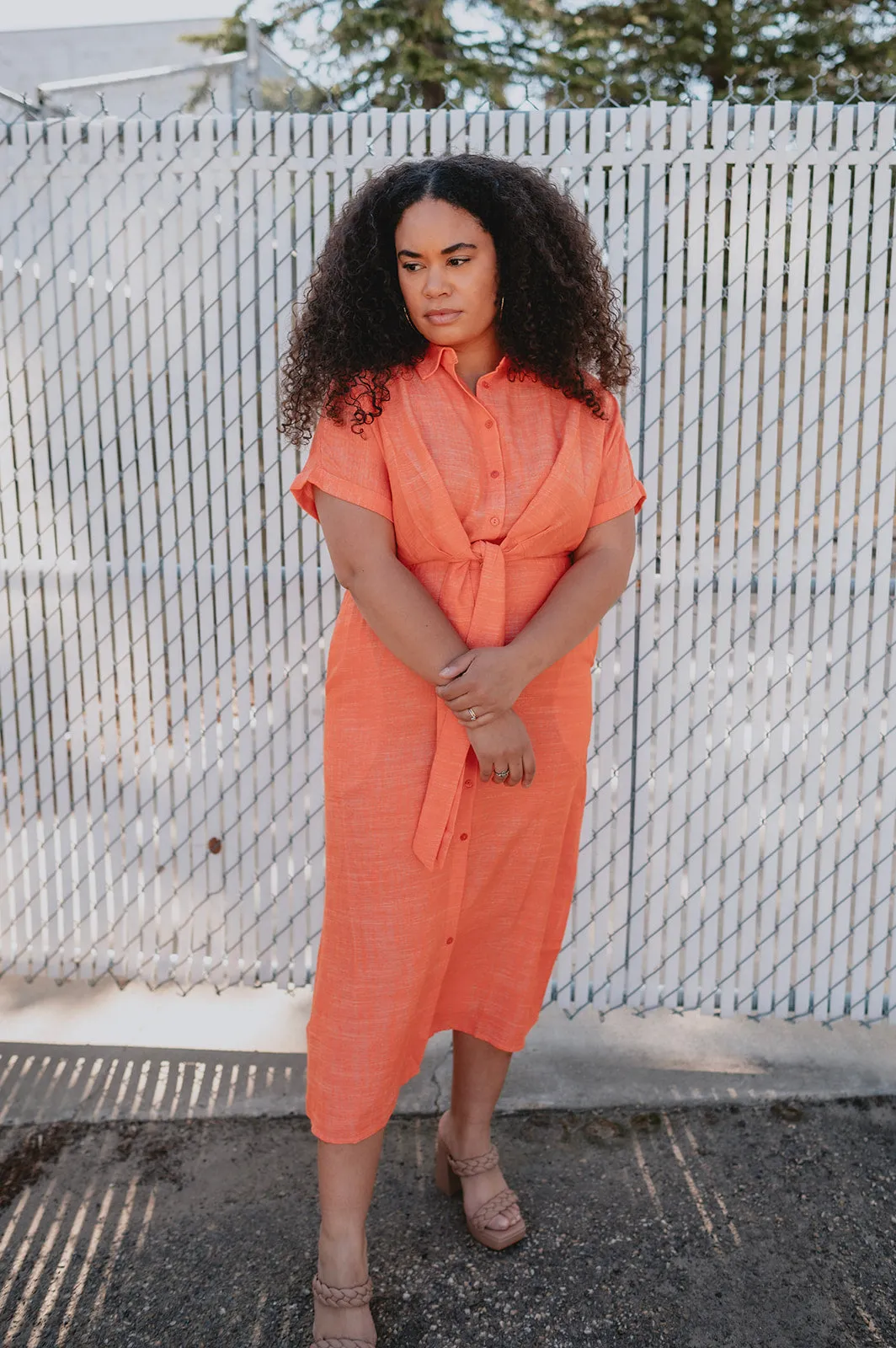 The Alienor Dress by FRNCH - Orange