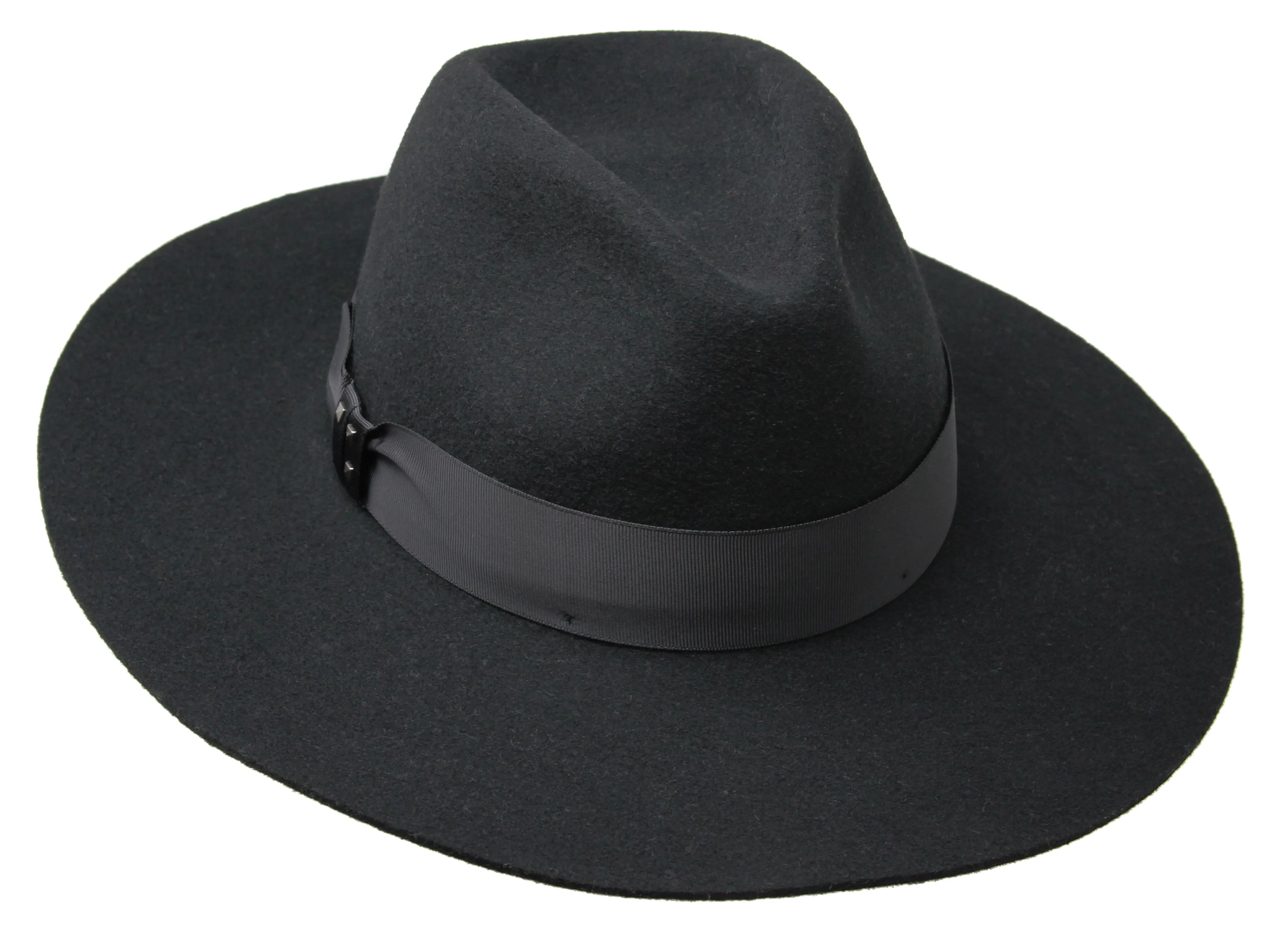 The Austin - Ladies Felt Hat with Ribbon Trim