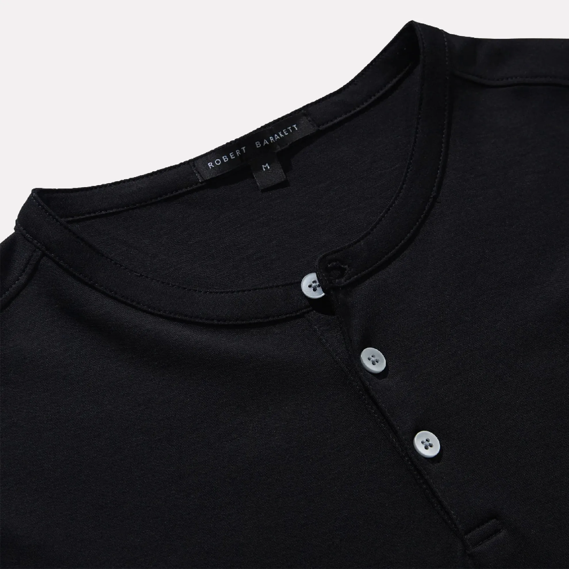 The Barakett Henley / Black