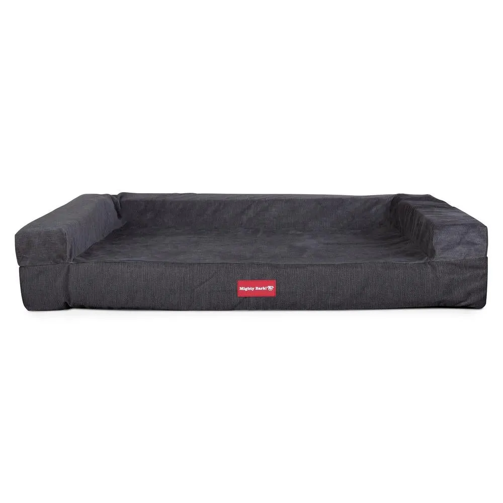 The Bench Orthopedic Memory Foam Dog Bed - Signature Graphite Grey