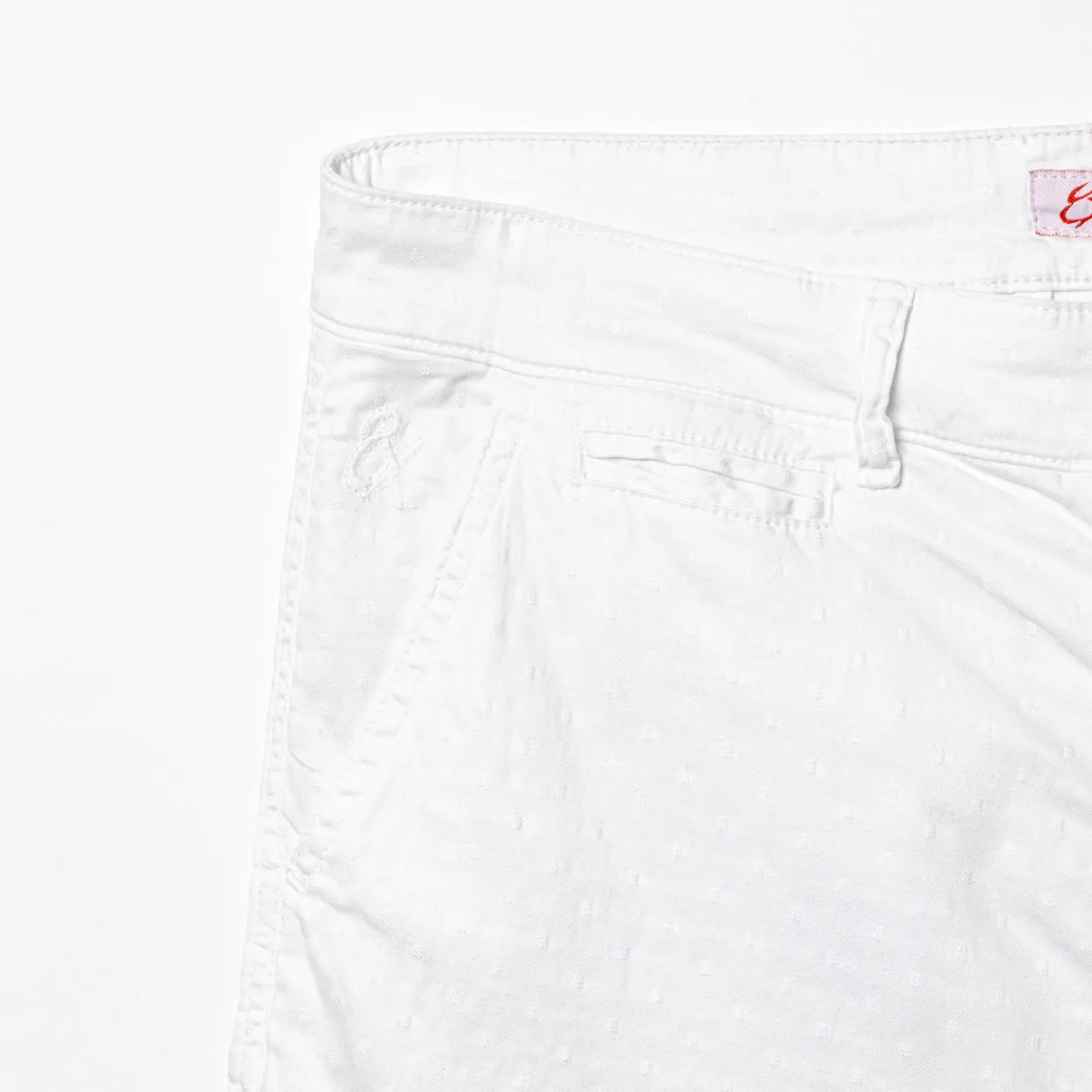 The Bruno Jacquard Shorts - White