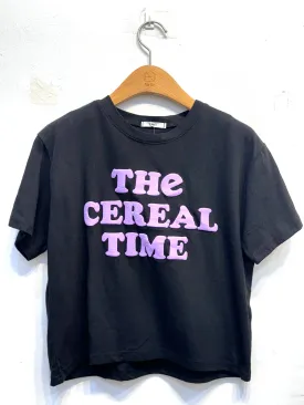 The Cereal Time Black T-shirt