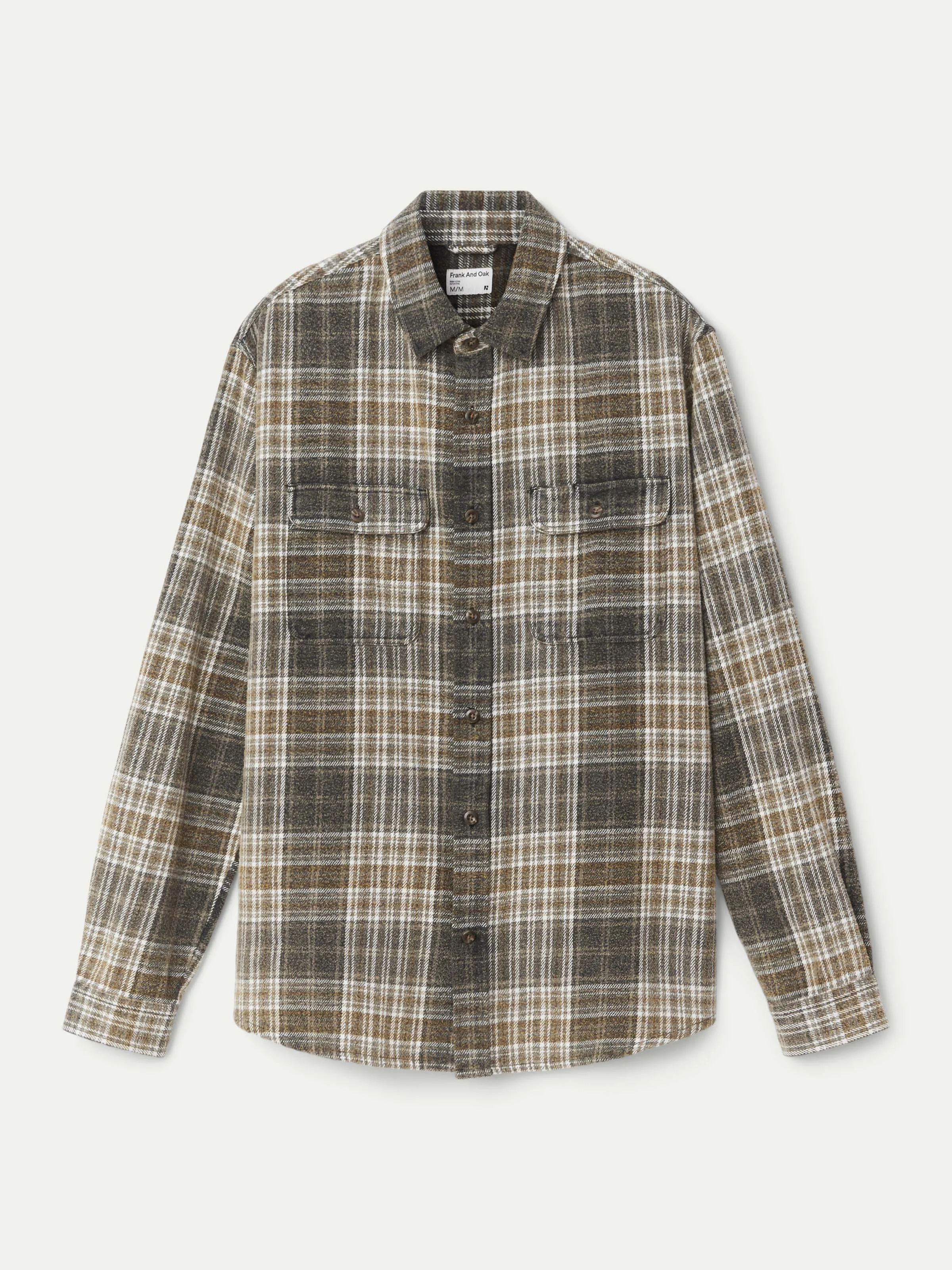 The Check Flannel Shirt in Grey