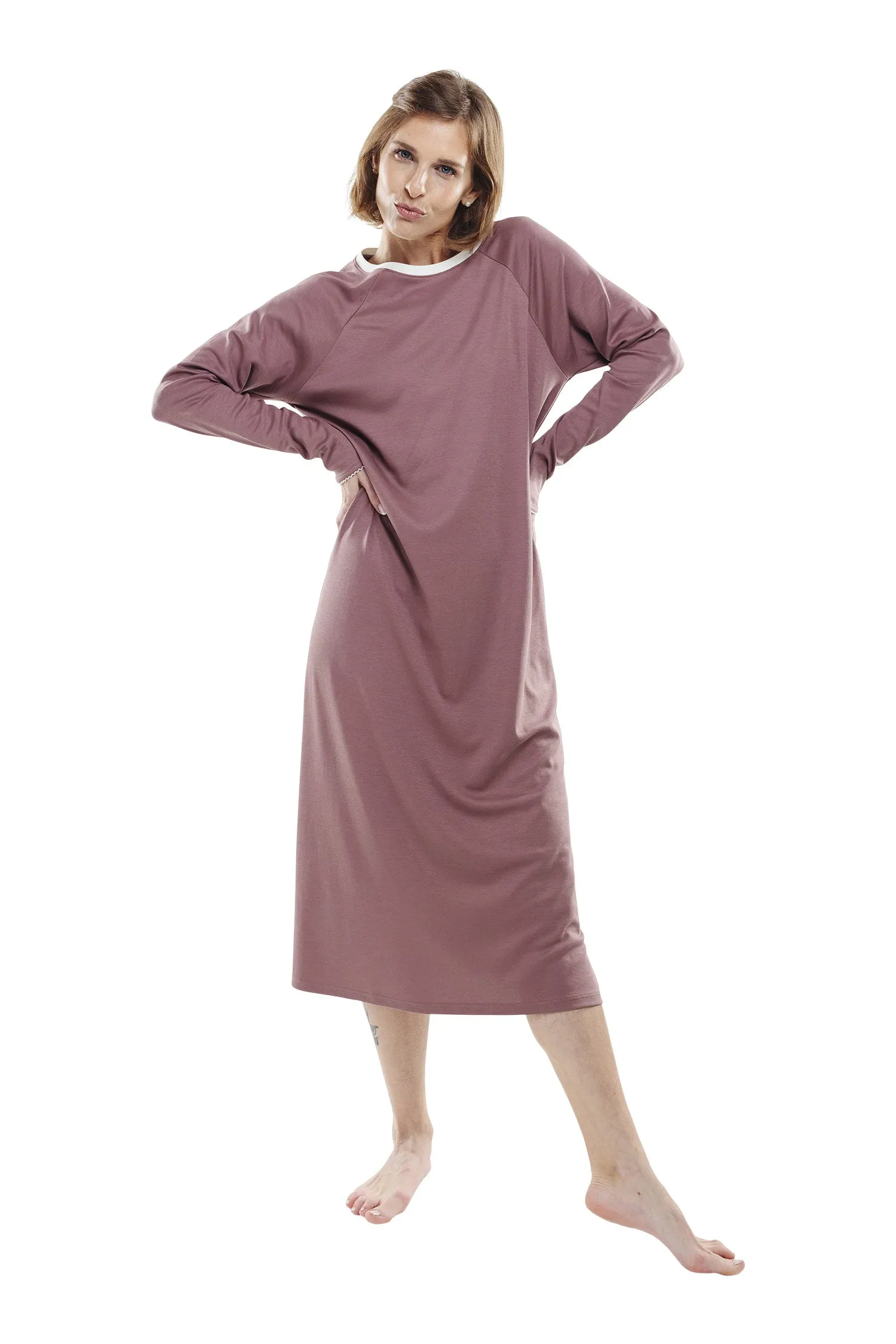 The Dream-Come-True Nightgown In Rose Taupe