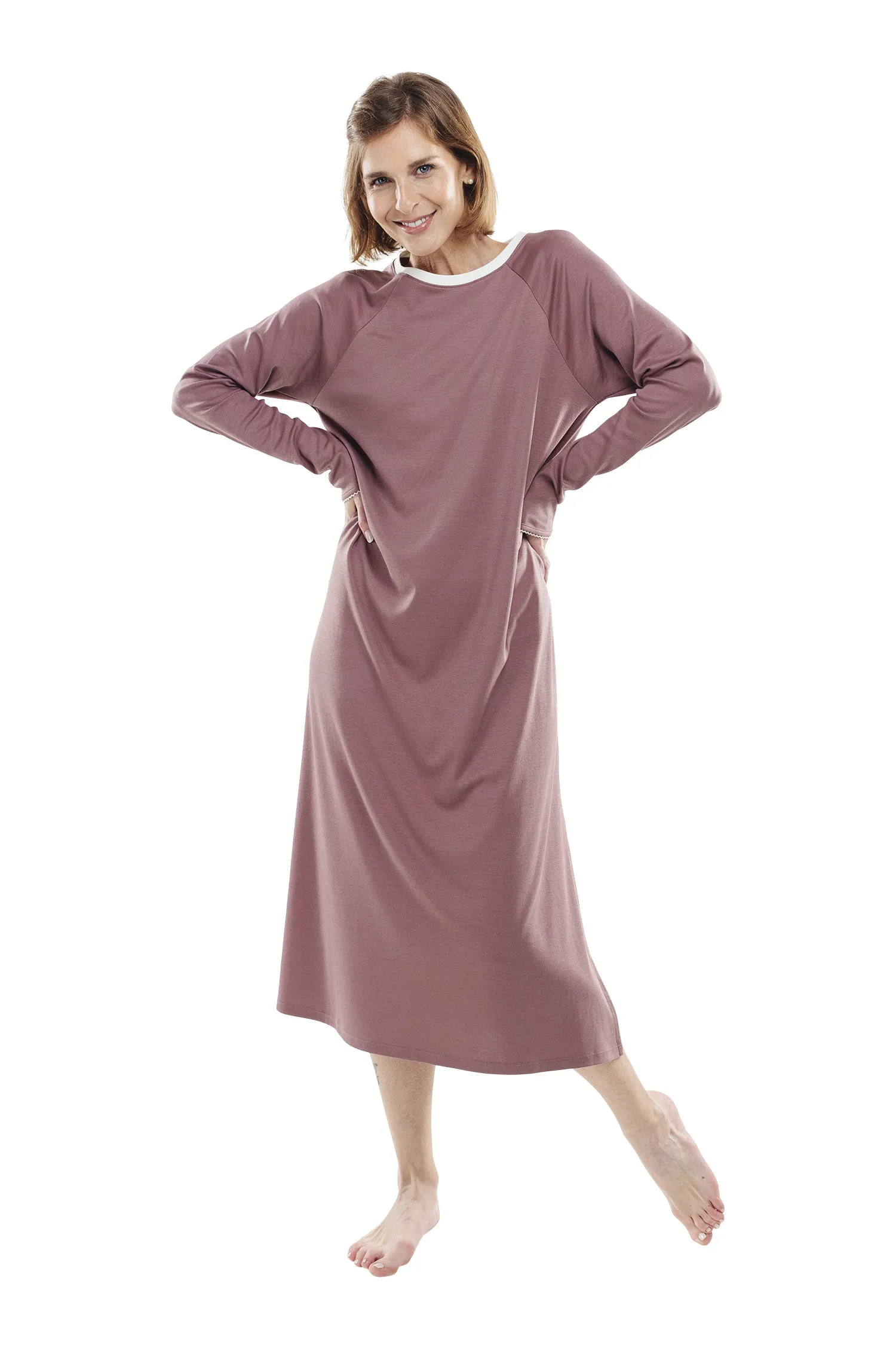 The Dream-Come-True Nightgown In Rose Taupe