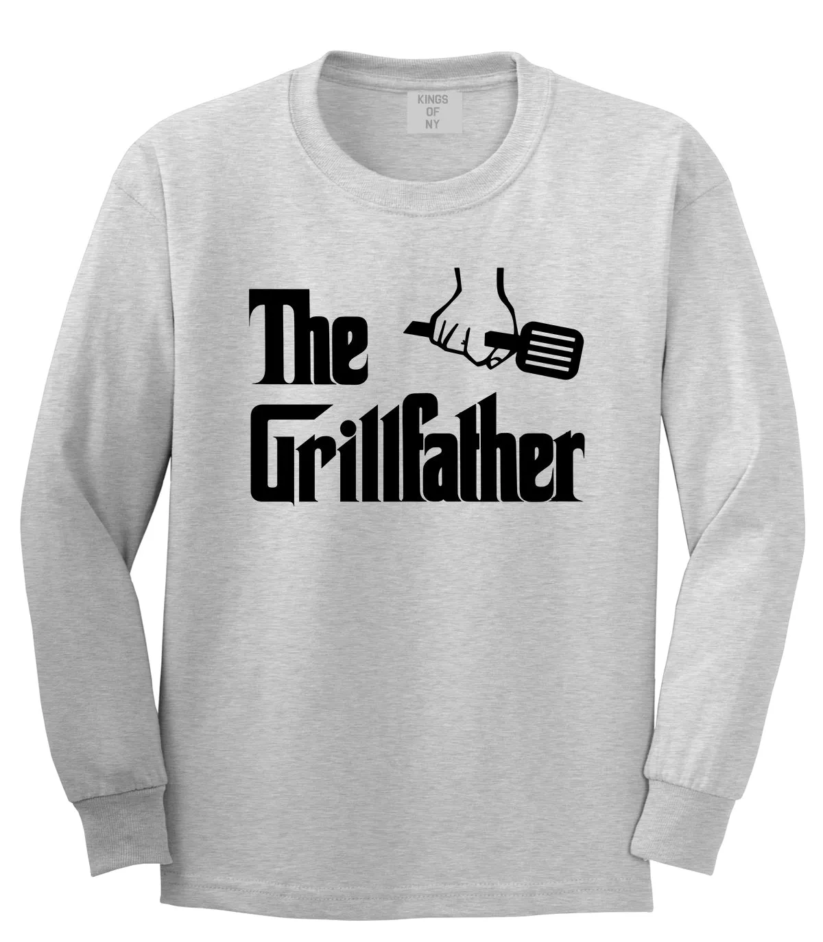 The Grillfather BBQ Dad Grill Mens Long Sleeve T-Shirt