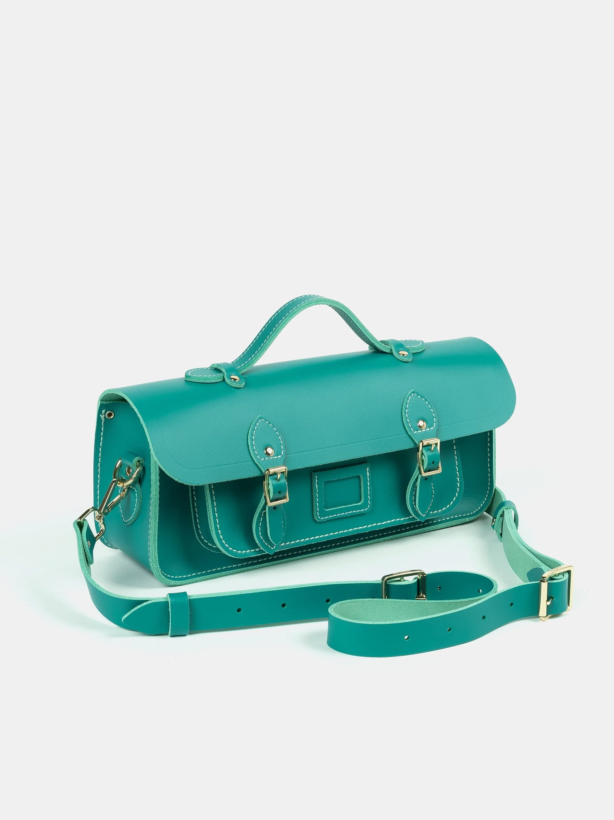 The Long Satchel - Aqua