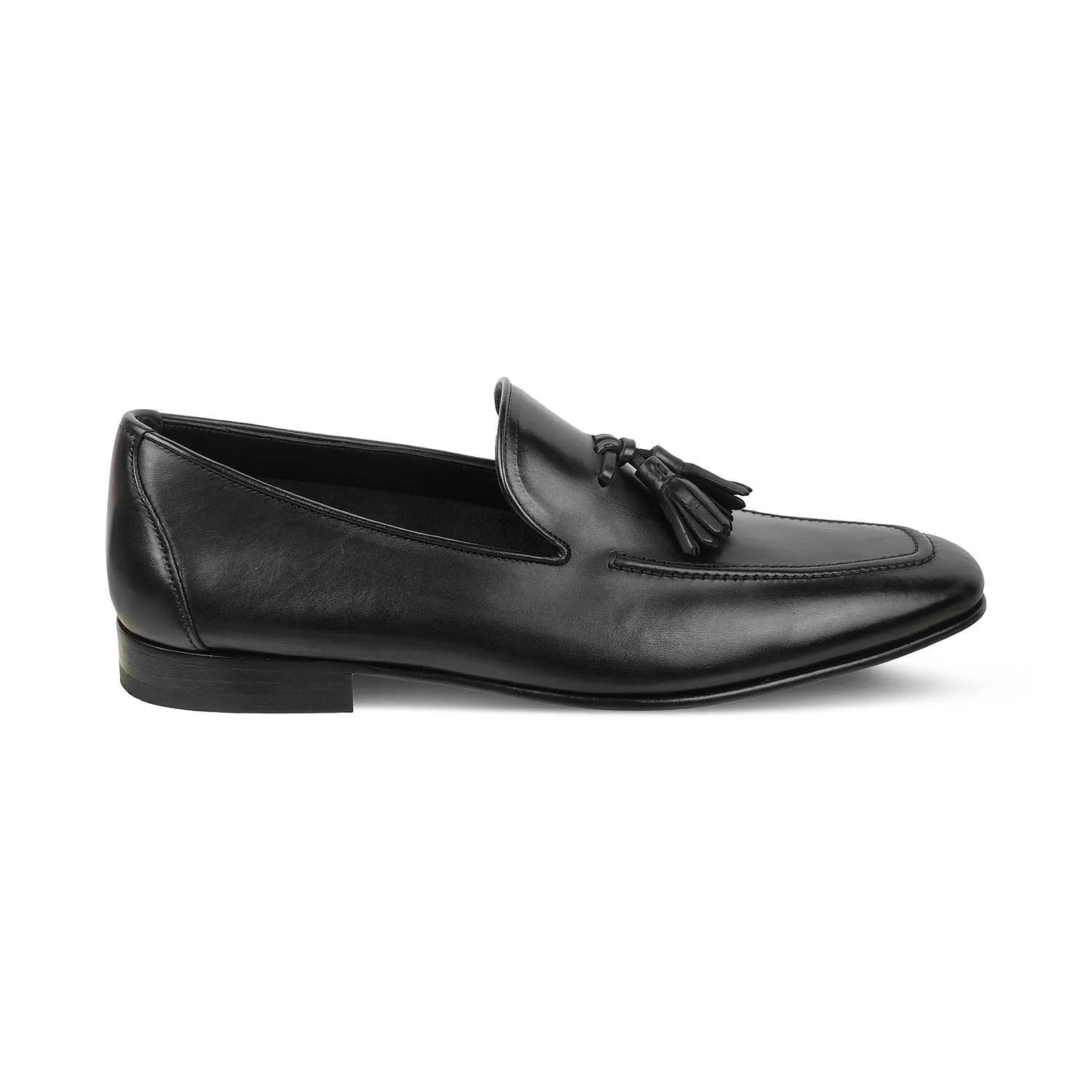 The Maffeo Black Men's Handcrafted Leather Loafers Tresmode