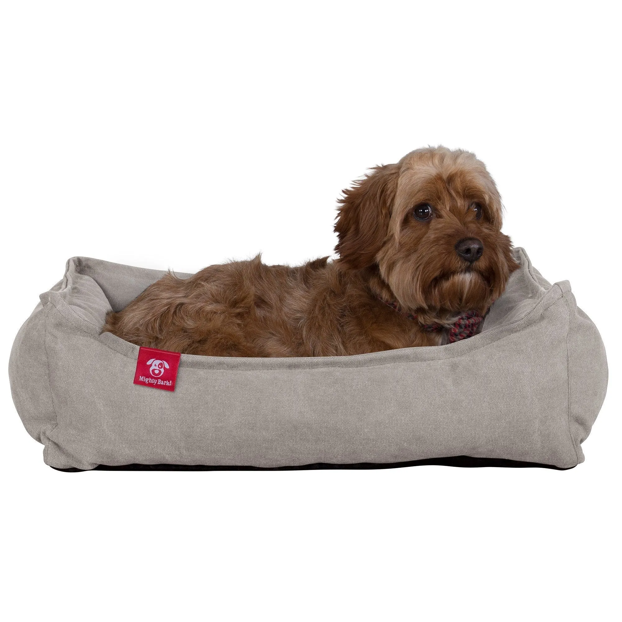 The Nest Orthopedic Memory Foam Dog Bed - Canvas Pewter