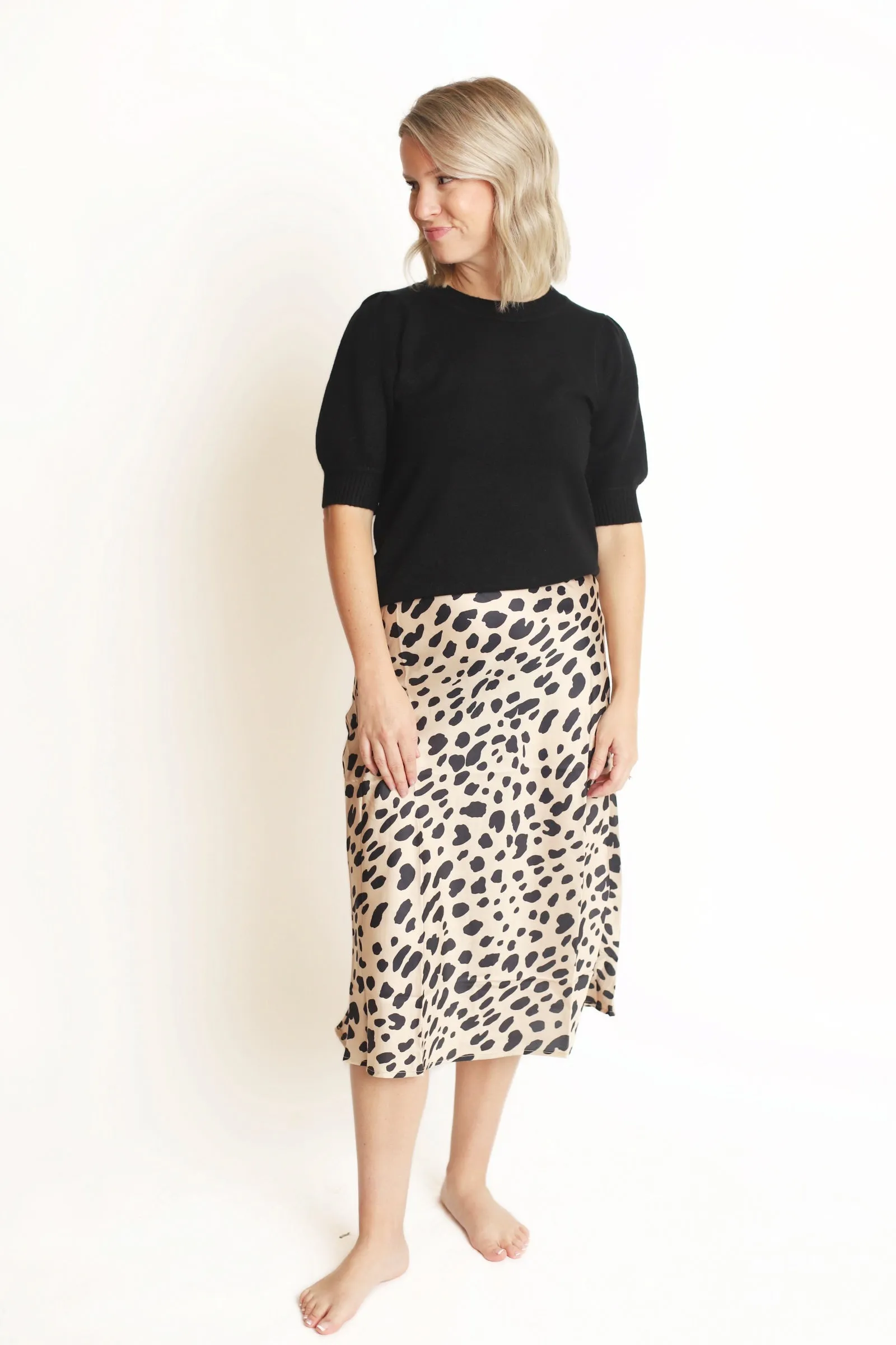 The Ninnie Skirt- leopard print