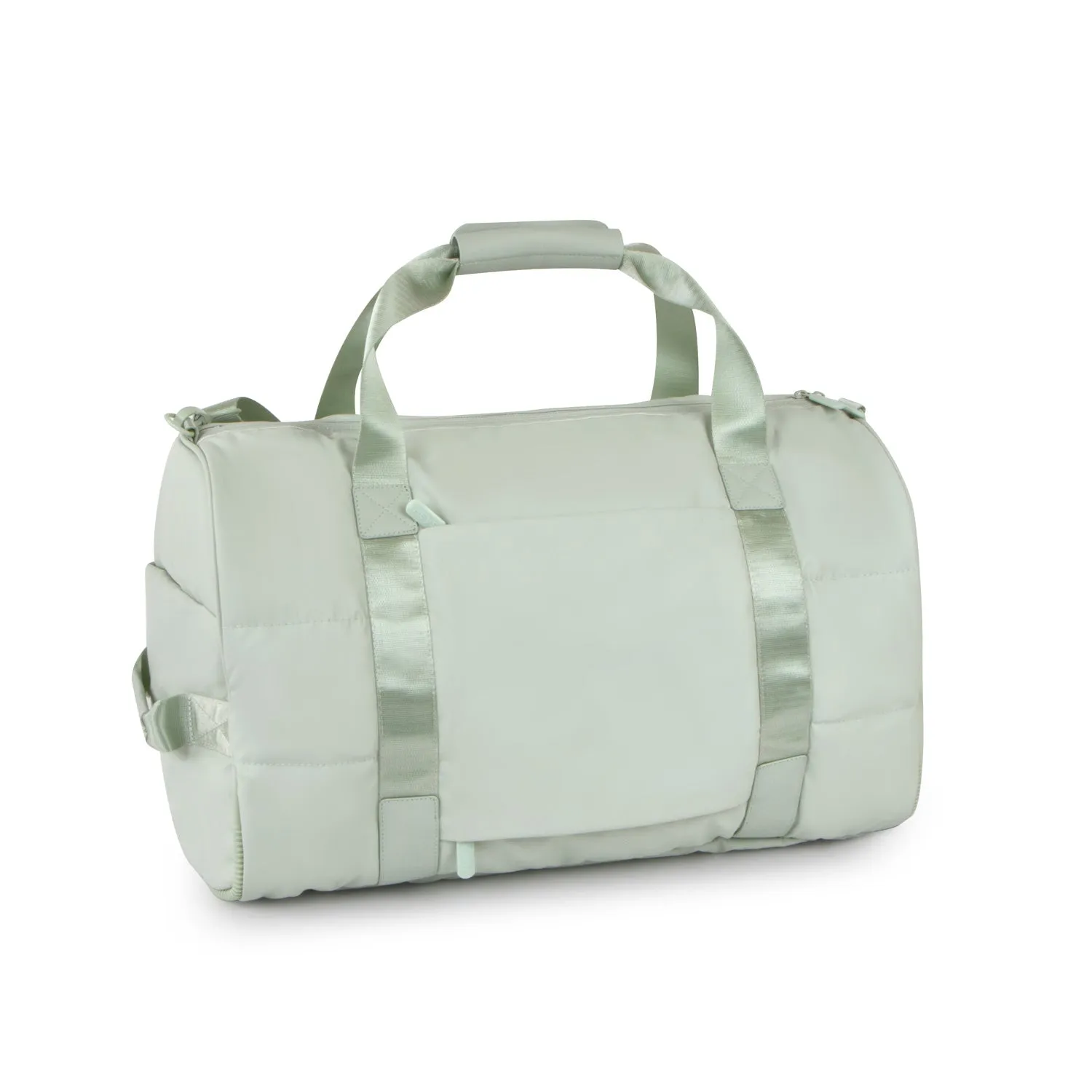 The Puffer Duffel Bag - Sage Green