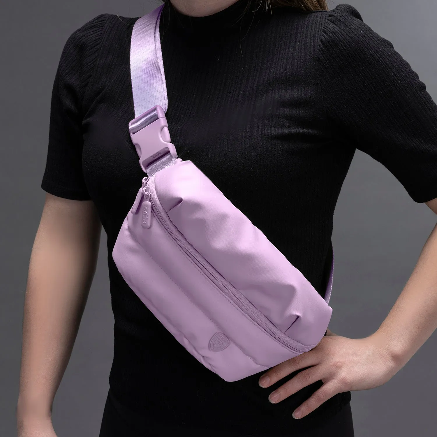 The Puffer Mini Waist Bag - Lavender