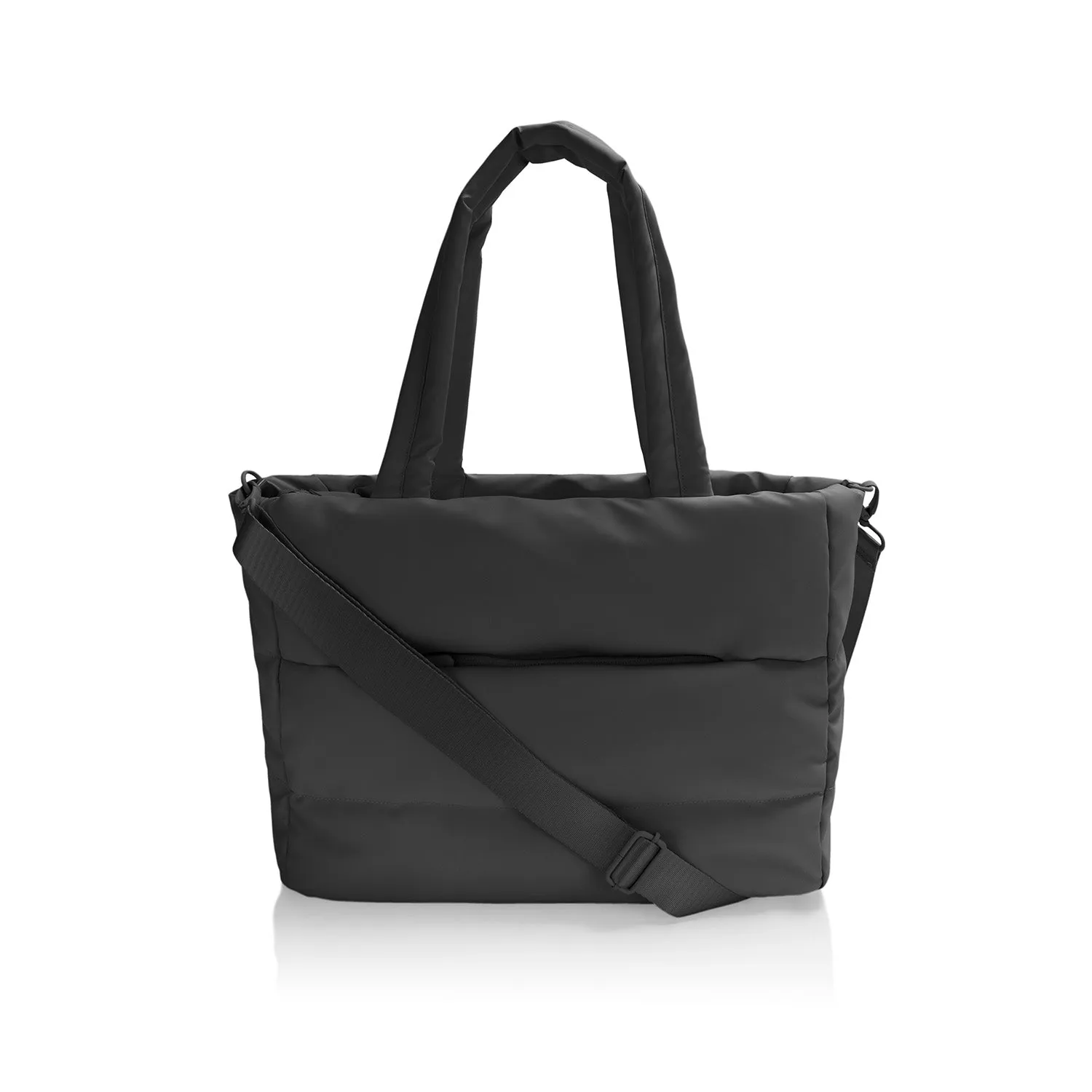 The Puffer Travel Tote - Black