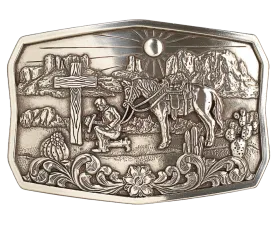 The "Old Rugged Cross " Western Buckle