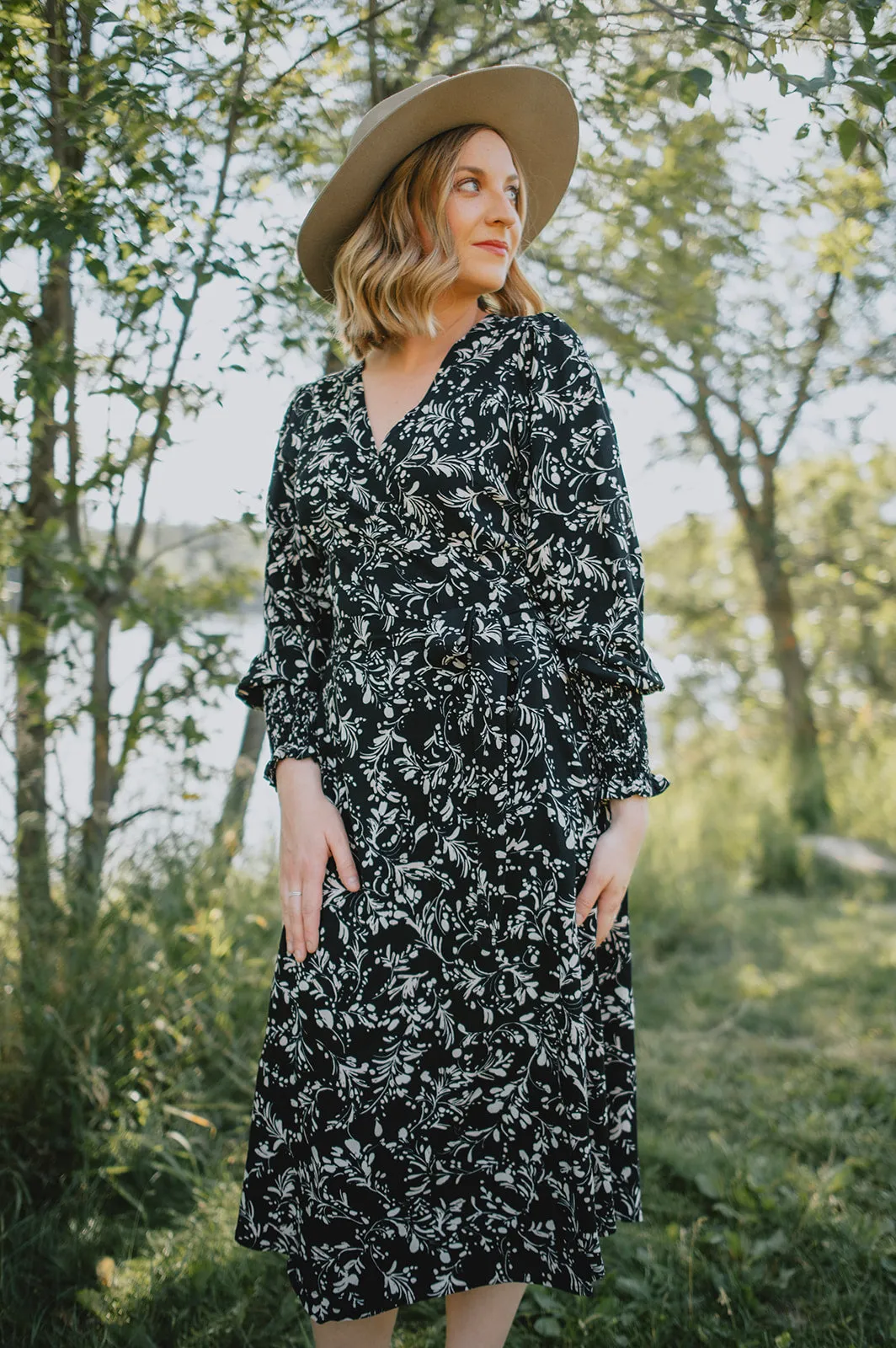 The Rani Wrap Dress by Part Two - PLUS