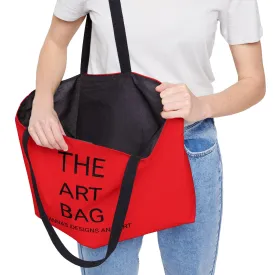 The Red Art Bag by Deanna’s Designs and Art Weekender Tote Bag