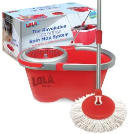 The Revolution Microfiber Spin Mop System