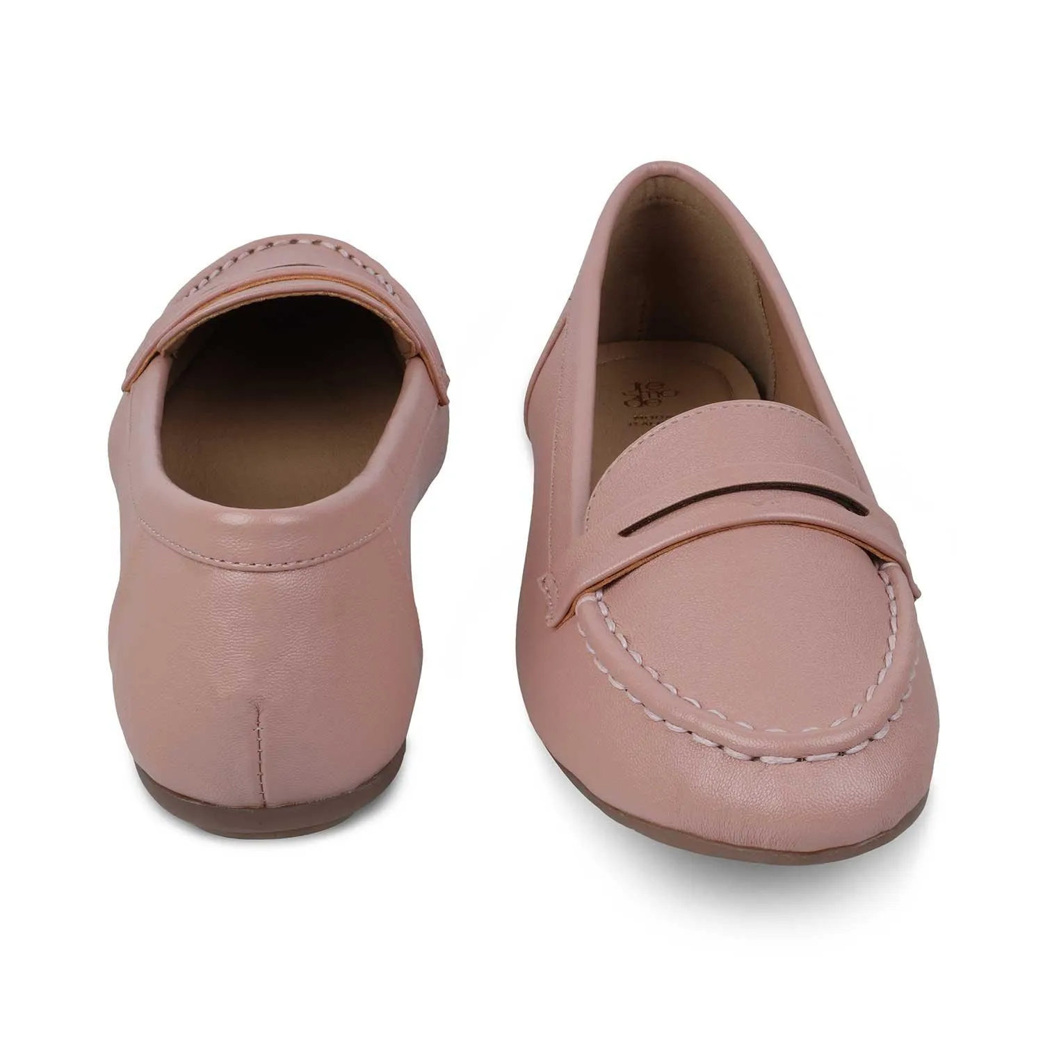 The Snap Pink Women's Casual Loafers Tresmode