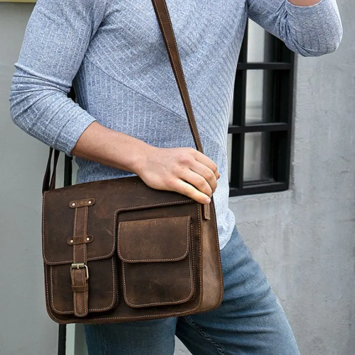 The Svelte 13" Leather Business Bag