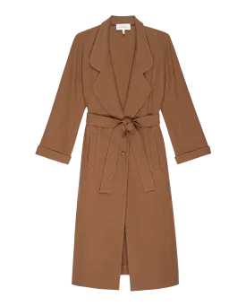 The Trapunto Trench Coat. -- Camel