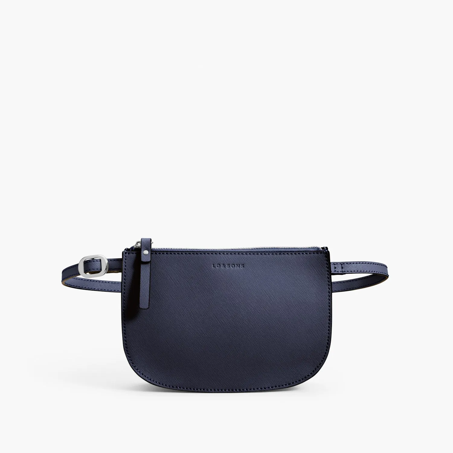 The Waverley 2 - Saffiano Leather - Deep Navy / Silver / Azure