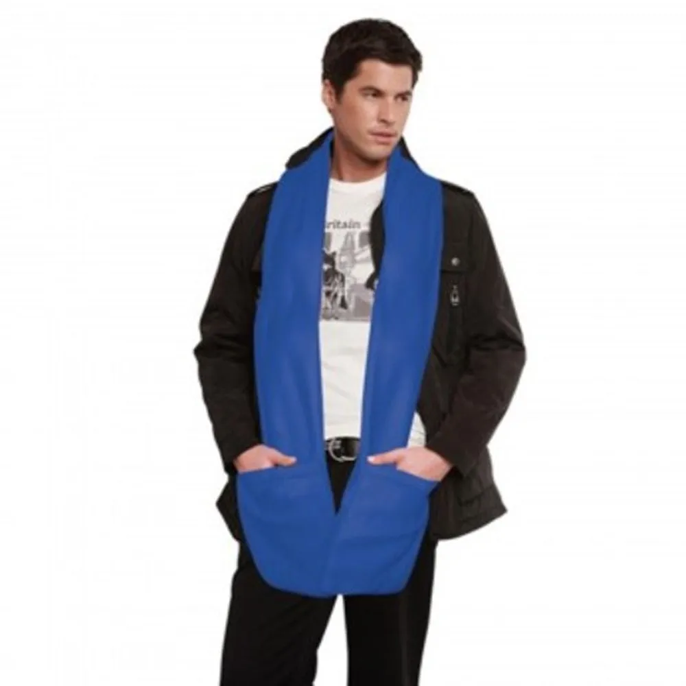 Thermal Scarf with Heat Packs- Unisex- Blue