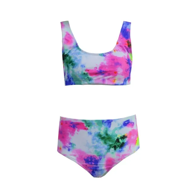 Tie Dye Bikini Rave Set