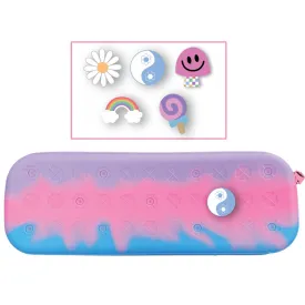 Tie Dye Charmed Jelly Pencil Case