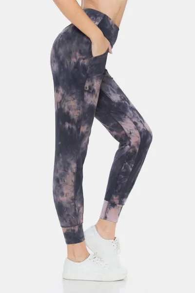 Tie-Dye High Waist Cropped Leggings