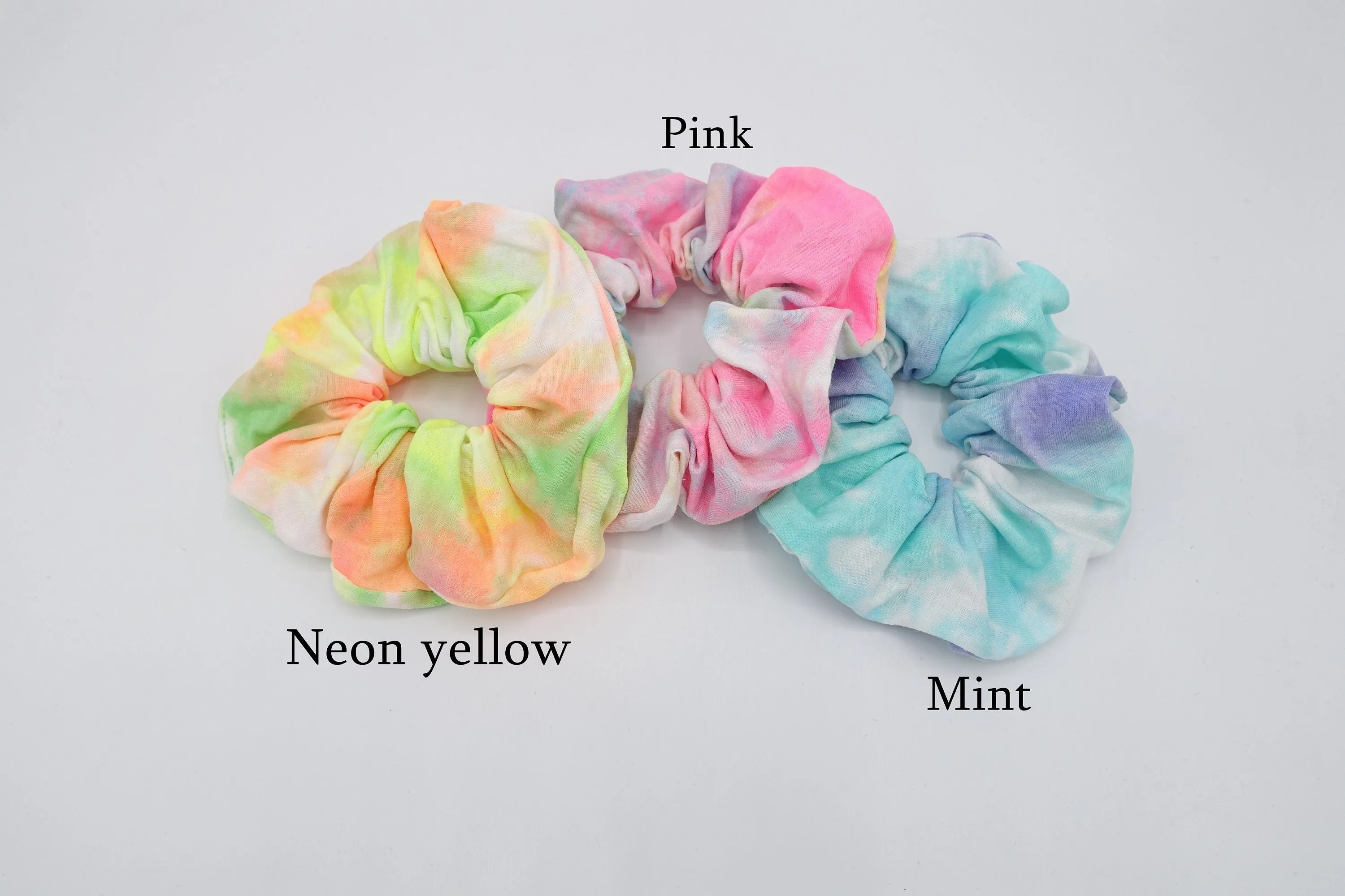 tie dye scrunchies cotton blend scrunchie casual hair tie