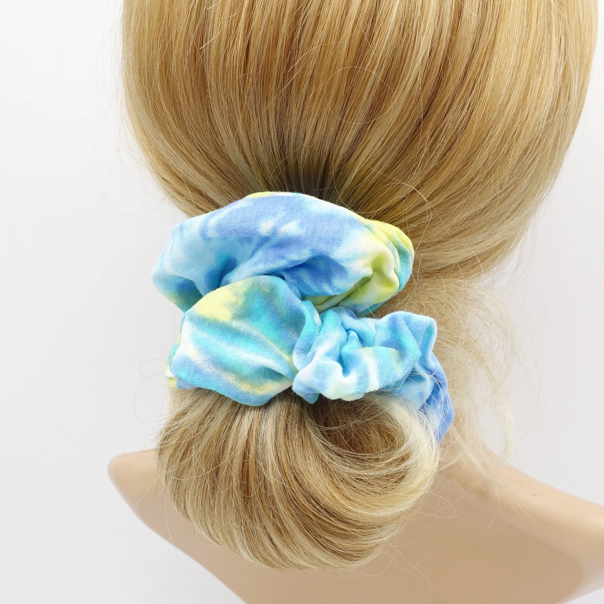 tie dye scrunchies cotton blend scrunchie casual hair tie