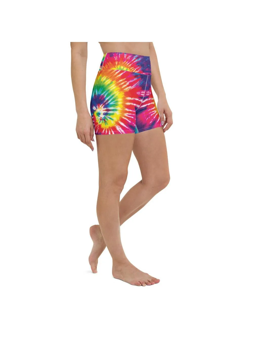 Tie Dye Swirl Yoga Shorts