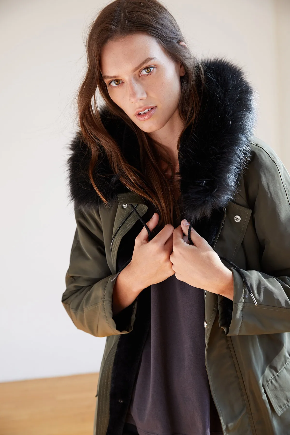 TIFFANY LUX FUR LINED PARKA