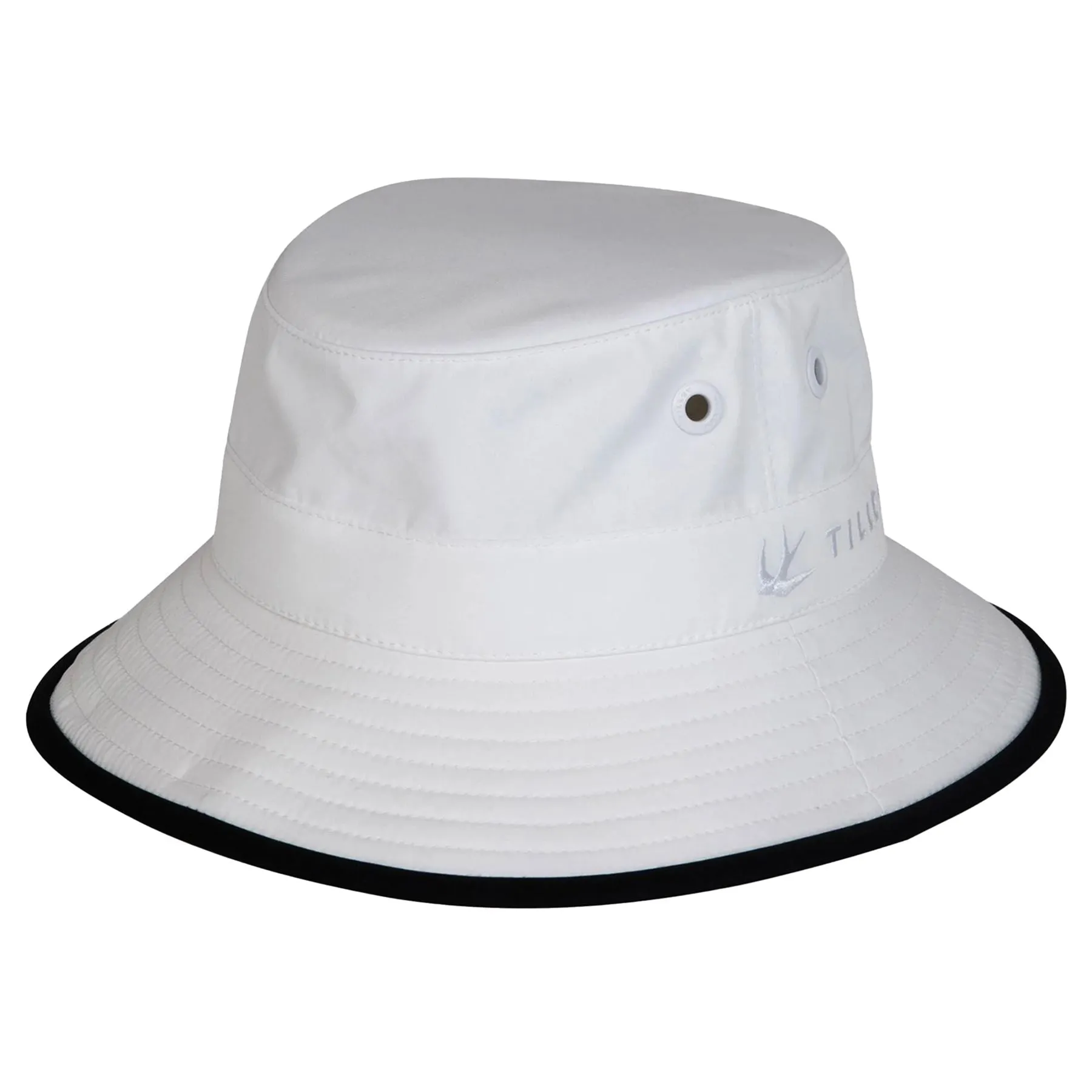 Tilley Wide Brim Bucket Hat White/Black - AW24