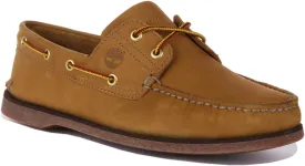 Timberland A5X8W Classic Boat Shoes In Wheat For Men