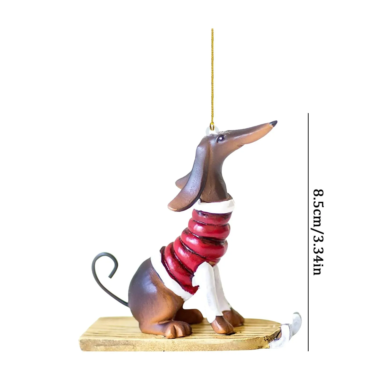 timeless Christmas Decoration Gifts Dachshunds Dog Christmas Tree Ornament Christmas Tree Pendants Hanging Pendants Plush Craft For Christmas Holiday Party Home Decor E