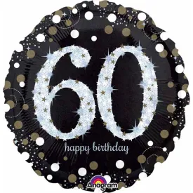 Timeless Elegance: 60th Birthday Sparkling Celebration (5/Pk)